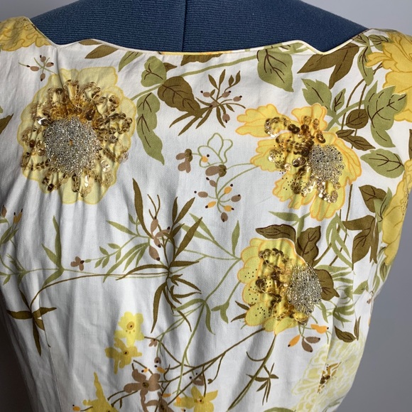 RARE 50s vintage marigold dress - Picture 2 of 11